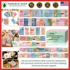 Tarjetas de oración con versículos bíblicos en español 240 tarjetas cristianas - Imagen 1 de 8