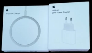 CARGADOR APPLE INALAMBRICO MAGSAFE + ADAPTADOR APPLE CARGA RAPIDA - Zdjęcie 1 z 8
