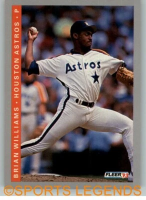 1993 Fleer MLB #56 Brian Williams - Image 1 of 2