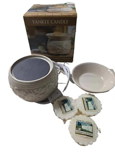 Yankee Candle Beige Electric Tarts Wax Melts Warmer CW0097 - Picture 1 of 4