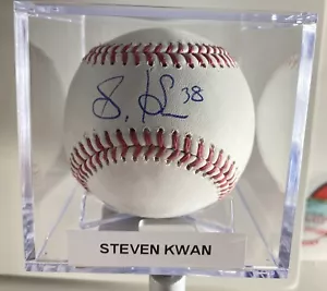 Steven Kwan Signed Autographed OML Baseball Cleveland Guardians ROMLB - Picture 1 of 4