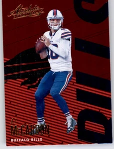 2018 Absolute AJ McCarron NFL PWE Base Card Bills #10 - Bild 1 von 2