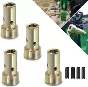 2 Paar Kat 1 Schnellwechsler Adapter Buchsen Set für Kategorie 1 3-Punkt Traktoren - Bild 1 von 1
