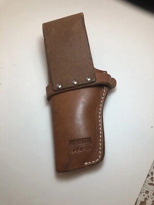 Coldre de couro vintage pistola 8" altura bucheimer - Imagem 1 de 3