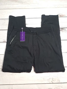 Ralph Lauren Purple Label Relaxed Kordelzug Hose Small schwarz Baumwolle 350 $ - Bild 1 von 7