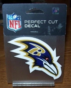 BALTIMORE RAVENS WINCRAFT 4X4 DECAL STICKER SHEET - Picture 1 of 1