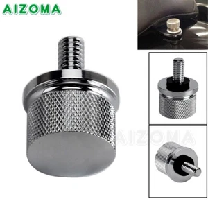 Chrome Rear Seat Bolt Screw for Harley Sportster Dyna Wide Glide XL Motorcycle - Picture 1 of 9