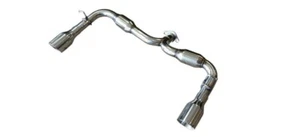 Fit Fiat F124 Spider All 17-20 double embout d'échappement essieu arrière échappement avec résonateur - Photo 1/10