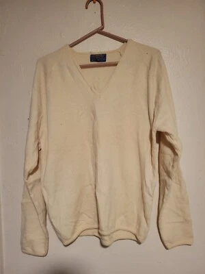 Pendleton V-Neck Light Yellow Sweater - Image 1 of 4