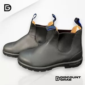 Blundstone 566 Men's Leather Chelsea Boots Black - Size 10.5 - Picture 1 of 5