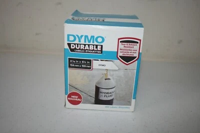DYMO LW Durable  LW450 WHITE ROLL 200 Labels 4 1/16" x 6 1/4" - Image 1 of 4