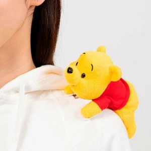 Tokyo Disney Resort Winnie the Pooh Plush on Shoulder Popular Disney parks Clip - Picture 1 of 12
