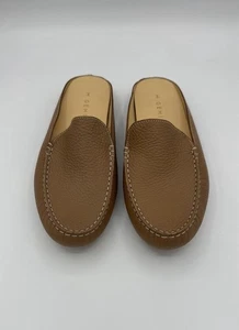 M. Gemi Felize Pantolette Damen Gr. 12 (EU 43) Cappuccino Leder Halbschuhe Italienisch. - Bild 1 von 11