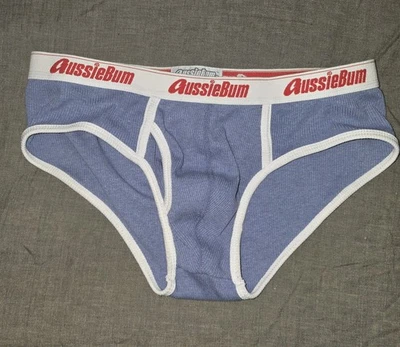 Nuevo sin etiquetas Calzoncillo clásico AUSSIEBUM para hombre talla L 2022 púrpura/gris Foto 1 de 4