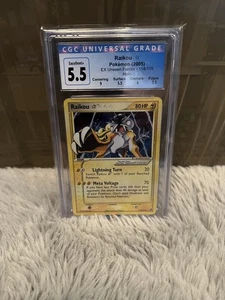 2005 Pokémon Raikou Gold Star 114/115 Unseen Forces DEUTSCH CGC 5.5 excellent + - Bild 1 von 1