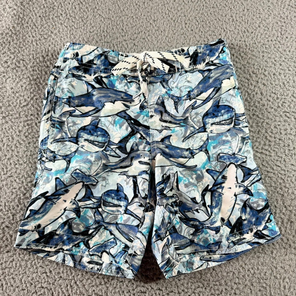 Bañador multicolor The Childrens Place Sharks estampado por todas partes niños niños S 5/6 Foto 1 de 4