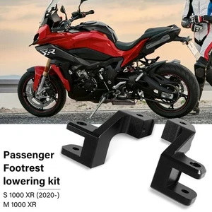 For BMW S1000XR Rear Passenger Footrest Lowering Kit M 1000XR Adjust Footpeg - Picture 1 of 12
