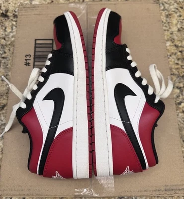 Auténticas Nike Air Jordan 1 Low Chicago Bred Toe usadas para hombre talla 11 Foto 1 de 4
