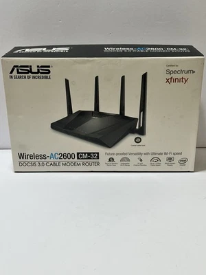 ASUS Cm-32 Wireless AC2600 Modem Router Certified Spectrum/Xfinity - Image 1 of 4