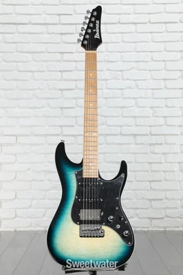 Guitarra eléctrica Ibanez Premium AZ24P1QM - Deep Ocean Blonde Foto 1 de 4