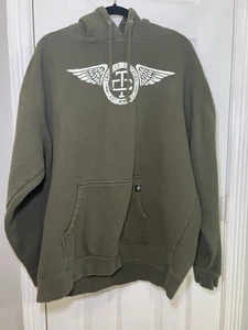 Troll Co Clothing XXL Sudadera con Capucha Alas Verde - Imagen 1 de 8
