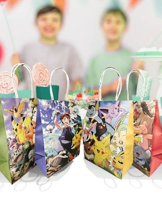 20 Pcs Pokemon Party Gift Bags, Birthday Party Bags, Goodie Bags - Image 1 of 4