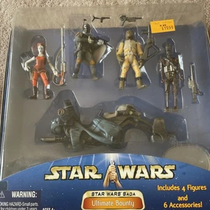Hasbro Star Wars Saga Ultimate Bounty Set con 4 personaggi e 6 accessori... - Foto 1 di 9
