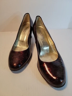 Taryn Rose Shoes Pumps Heels Sz 7 Eur 37 tortoise Shell Patent Leather  - Image 1 of 4