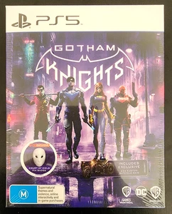 Sony PS5 Gotham Knights Video Game AU Release New Sealed Incl Court Of Owls Pin - Bild 1 von 3