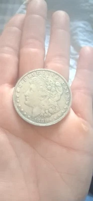 Dólar Morgan de plata Carson City 1881 SIN CLASIFICAR Y CIRCULADO Foto 1 de 4