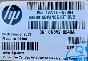 HP - Media Advance Kit SVC - T8W16-67004 - Photo 1/1