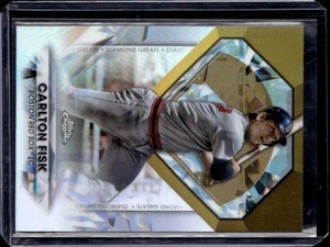 2022 Topps Chrome Update #DGC-69 Carlton Fisk Diamond Greats Die Cuts - Picture 1 of 2