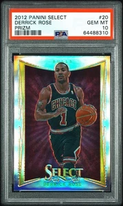 2012-13 Panini Select Silver Prizm Derrick Rose #20 PSA 10 POP 11 - Bild 1 von 2