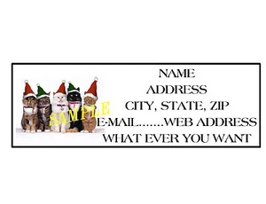 ETIQUETAS DE DIRECCIÓN DE GATOS DE NAVIDAD ¡¡GENIAL!! #22 - Imagen 1 de 1