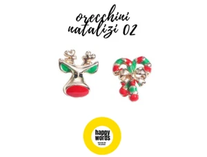 Orecchini di Natale, idea regalo Natale originale, idea regalo natale economica - Foto 1 di 3