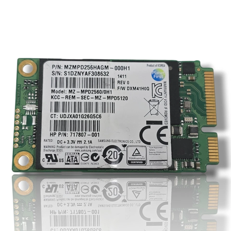 SAMSUNG 256GB SSD mSATA MZ-MPD256D Speicher #FF99 - Bild 1 von 1
