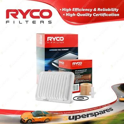 Ryco Oil Air Filter for Toyota Corolla ZRE152 ZRE153 ZRE172 ZRE182 Rav 4 ZSA42 - image 1 of 2