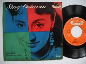CATERINA VALENTE Sing EP Casanova /Fiesta Cubana+ 2 45 7" 1955 Germany 12.55 EX- - Imagen 1 de 2