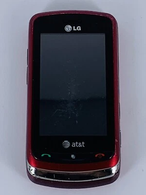 LG Xenon GR500 - Red (AT&T) Cellular Slider Cellphone Untested - Image 1 of 4