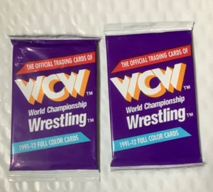 Tarjetas coleccionables Impel WCW - Campeón Mundial de Lucha 1991 (2 paquetes sellados) - Imagen 1 de 5