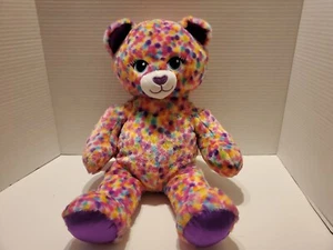 Build A Bear Workshop Regenbogen Konfetti Kätzchen Katze Plüsch BAB 40 CM FLECKIGE DOTS 2017 - Bild 1 von 10