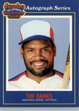 1990 Jumbo California Sunflower Seeds - Food Issue  #14 Tim Raines