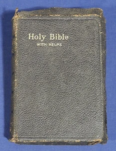 The Holy Bible with Helps - 1611 Version - Thomas Nelson Limp Leather ca. 1940's - Picture 1 of 6