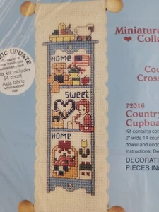 2 in 1 Dimensions Stitchables Counted Cross Stitch Bell Pull Samplers Sew Craft - Picture 1 of 7