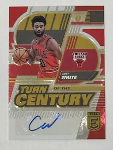2022-2023 Panini Donruss Elite COBY WHITE Turn of the Century Sig. Red 18/49. - Picture 1 of 2