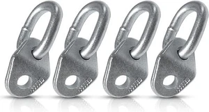 4 Pcs Engine Lift Bracket Set 7100 5500lbs Capacity 1/2" Bolt Lifting Kit Ring - Picture 1 of 7