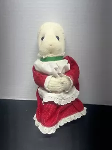 Vintage Handmade Sock Animal Christmas Character - Picture 1 of 4