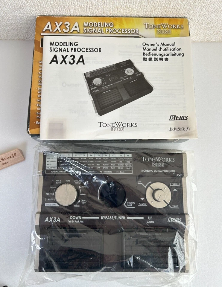 KORG ToneWorks AX3A MODELING SIGNAL PROCESSOR gebraucht getestet funktioniert mit Box, Handbuch - Bild 1 von 4