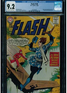 FLASH #148 CGC 9.2 N/M - 1964 CAPITANO BOOMERANG APPARIZIONE EARLY DC SILVER AGE - Foto 1 di 3