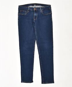 MASSIMO DUTTI Womens Slim Jeans EU 40 Medium W30 L28 Navy Blue Cotton RB27
